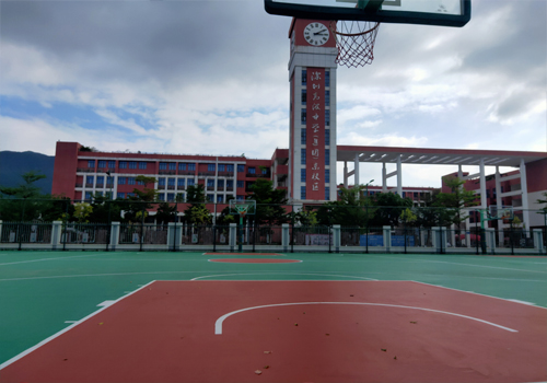 深圳市第三职业学校硅PU球场工程